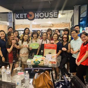 สตาร์โปรดักส์สนับสนุน ถาดฟอยล์ Starproducts4618-S งานเวิร์คช็อปเมนูชีสเค้กสตรอว์เบอรี่ จัดโดยคีโตเฮ้าส์