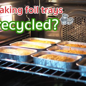 Can baking foil trays be recycled?